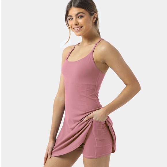 Halara Pink Euphoria Dress — Small - Picture 3 of 5